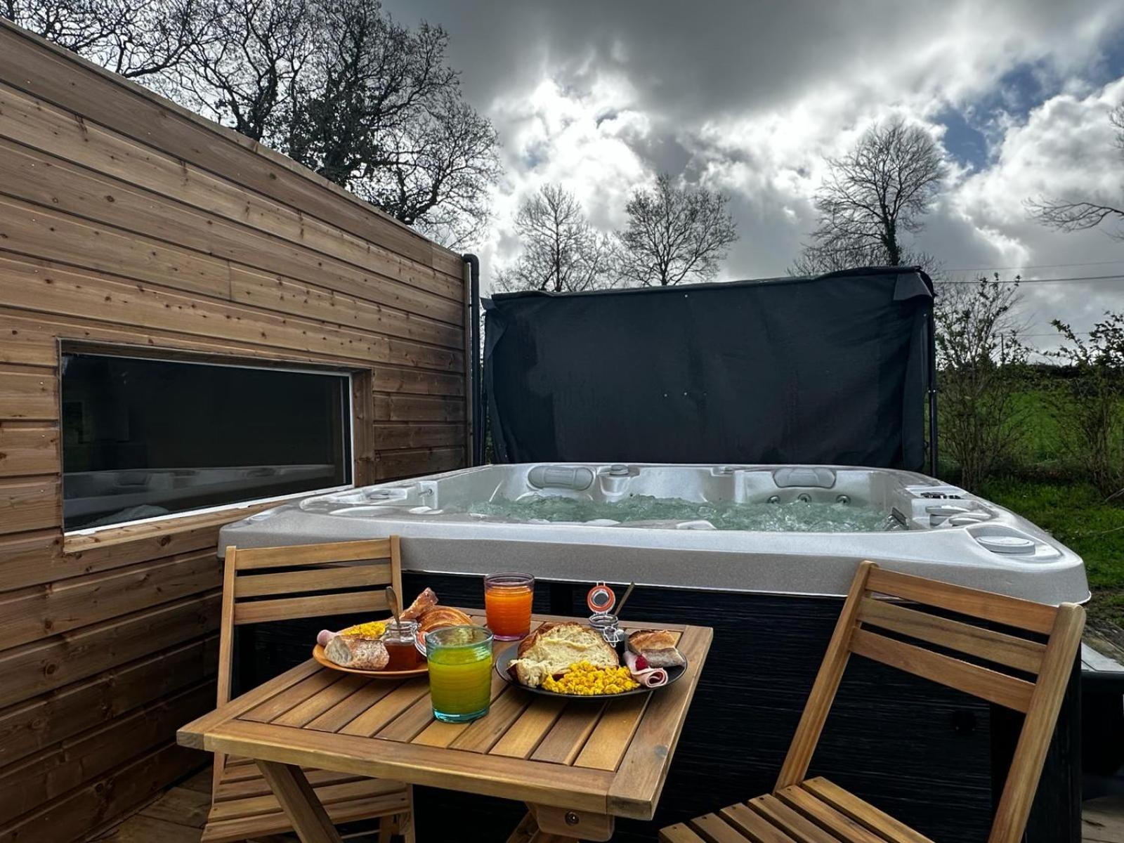 La Cabane D'Emma Spa&Sauna Prive Bannalec Ngoại thất bức ảnh