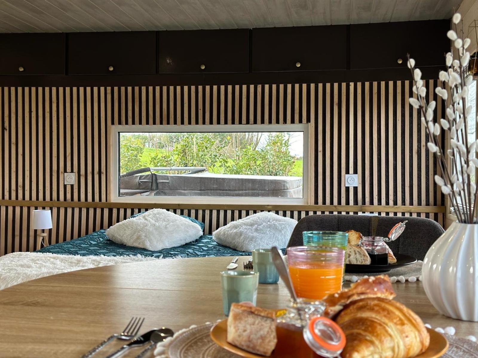 La Cabane D'Emma Spa&Sauna Prive Bannalec Ngoại thất bức ảnh